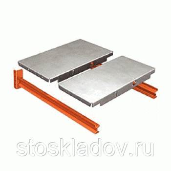 Настил на паллетный стеллаж производства ООО "Фрязевский завод металлоконструкций"